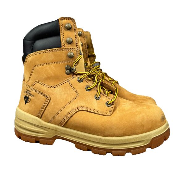 Herman Survivors Boots Mens Size 9 W Steel Toe Leather Work main image 6